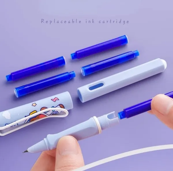 Blue_&_White_Plastic_Fountain_Pen_Writing_&_Note_Taking_(Pack_of_2_)