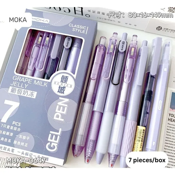 Multicolor_Plastic_Gel_Pen_Highlighting_&_Studying_(Pack_of_6_)