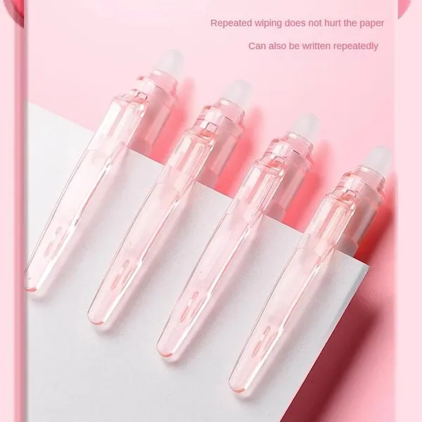 Pink_Plastic_Erasable_Gel_Pen_Writing_&_Note_Taking_(Pack_of_12_)