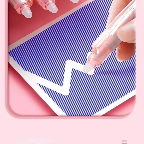 Pink_Plastic_Erasable_Gel_Pen_Writing_&_Note_Taking_(Pack_of_12_)
