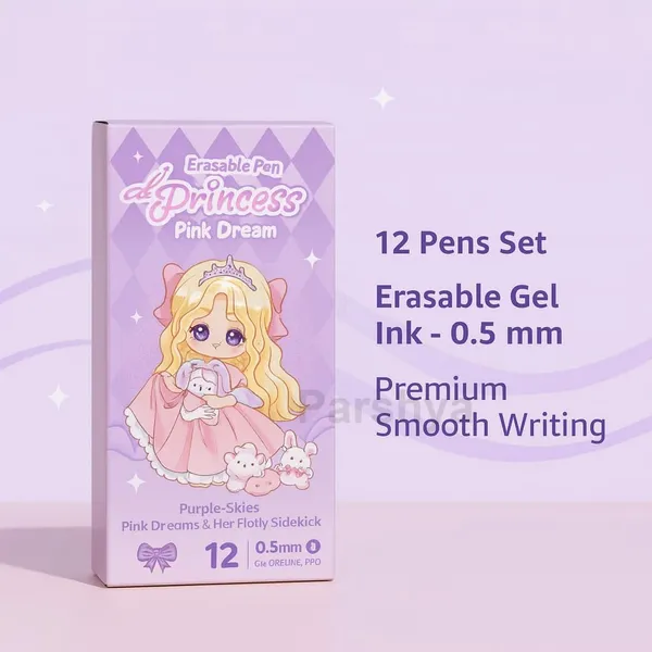 Purple_Plastic_Erasable_Gel_Pen_Writing_&_Note_Taking_(Pack_of_12_)