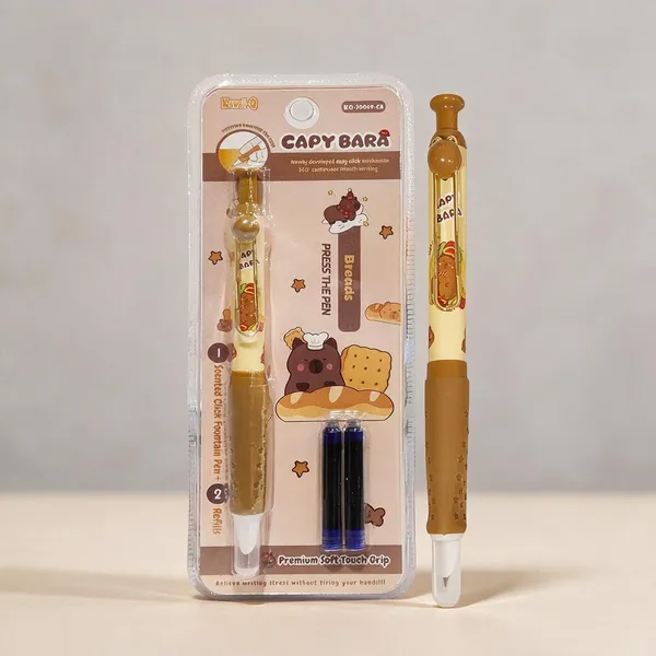 Brown_Plastic_Click_Fountain_Pen_Writing_&_Note_Taking_(Pack_of_2_)