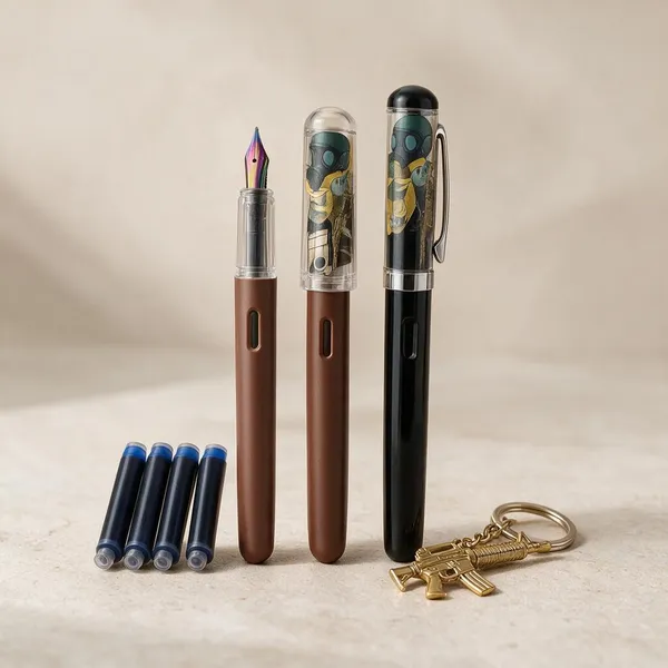 Brown_&_Black_Plastic_Fountain_Pen_Writing_&_Calligraphy_(Pack_of_2_)