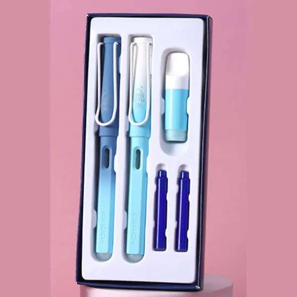 Blue_Plastic_Fountain_Pen_Writing_&_Note_Taking_(Pack_of_2_)