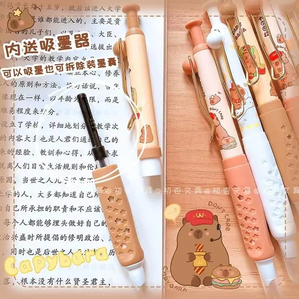 Brown_Plastic_Click_Fountain_Pen_Writing_&_Drawing_(Pack_of_2_)