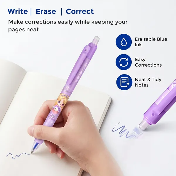 Purple_Plastic_Erasable_Gel_Pen_Writing_&_Note_Taking_(Pack_of_12_)