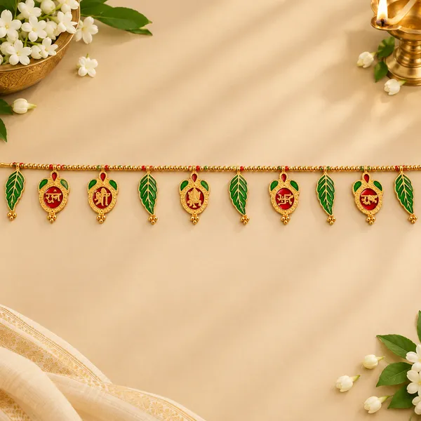Gold_Tone_Religious_Leaf_Pattern_Door_Toran