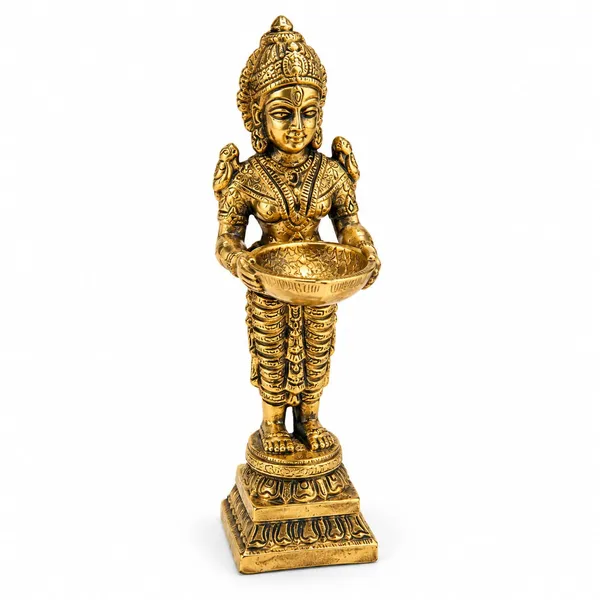 Gold_Tone_Goddess_Holding_Bowl_Decorative_Idol