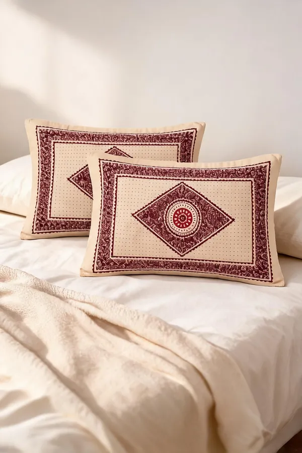 Cotton_Traditional_Hand_Block_Print_Beige_Pillow_Cover_Set_Of_2