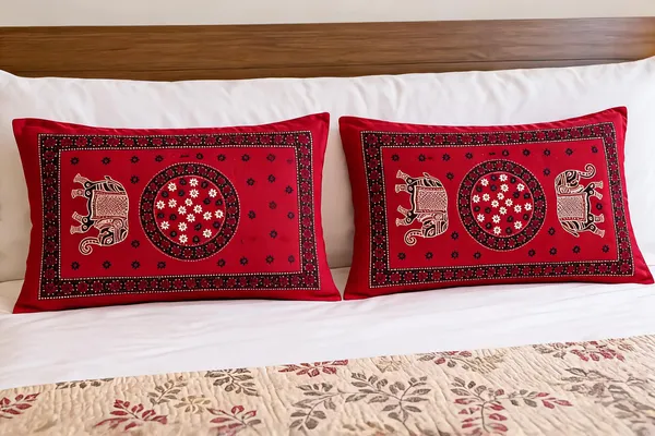 Cotton_Traditional_Elephant_Print_Red_Pillow_Cover_Set_Of_2