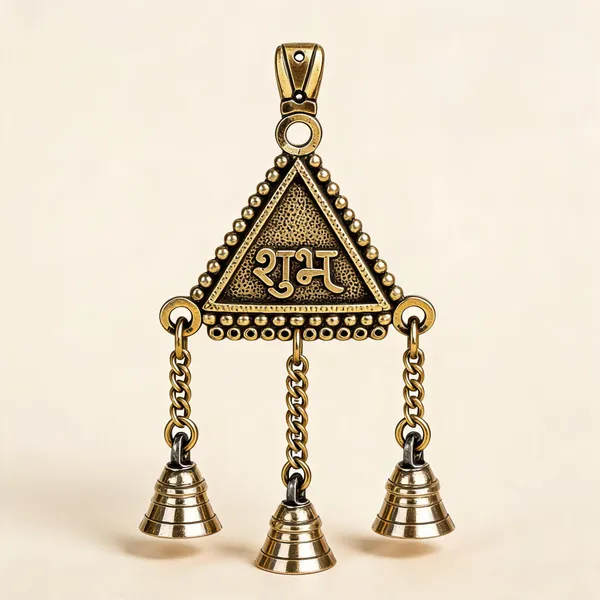 Brass_Gold_Traditional_Shubh_Labh_Bell_Hanging_Set_Of_2