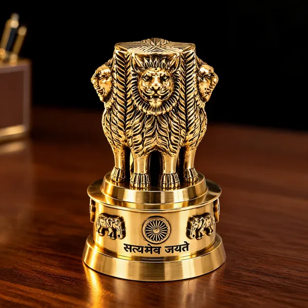 Brass_Ashoka_Lion_Capital_Tabletop_Figurine