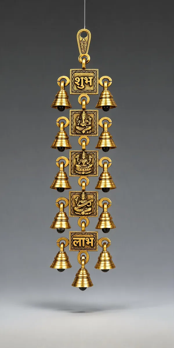 Brass_Shubh_Labh_Design_Religious_Bell_Hanging