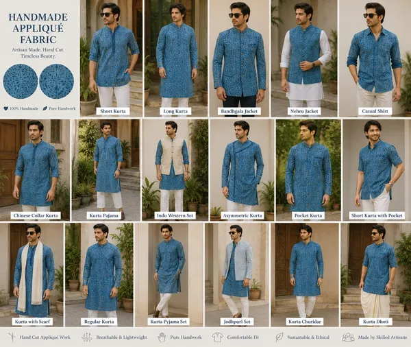 Aks_Creations_Handmade_Applique_Unstitched_Fabric_Teal_Blue_100_Pure_Cotton_2_5_Meter_44_Panna_Barmer_Rajasthan_Geometric_Floral_Pattern_For_Kurta_Kurti_Kids_Wear_Cushion_Covers_Curtains