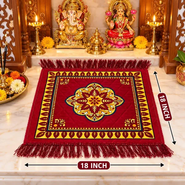 Aks_Creations_Prayer_Mat_Pooja_Aasan_Velvet_Material_Floral_Mandala_Print_With_Fringe_Spiritual_And_Religious_Item_For_Diwali_Navratri_Weddings_Paryushan_Rakshabandhan_18x18_Inch_Pack_Of_2