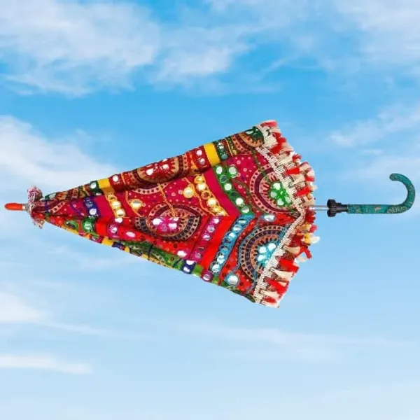 Multicolour_Traditional_Decorative_Umbrella