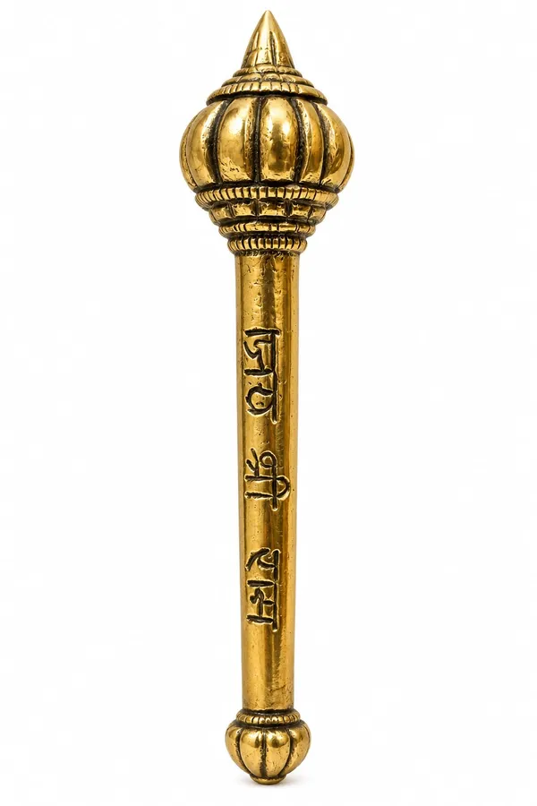 Gold_Tone_Decorative_Religious_Gada_Mace