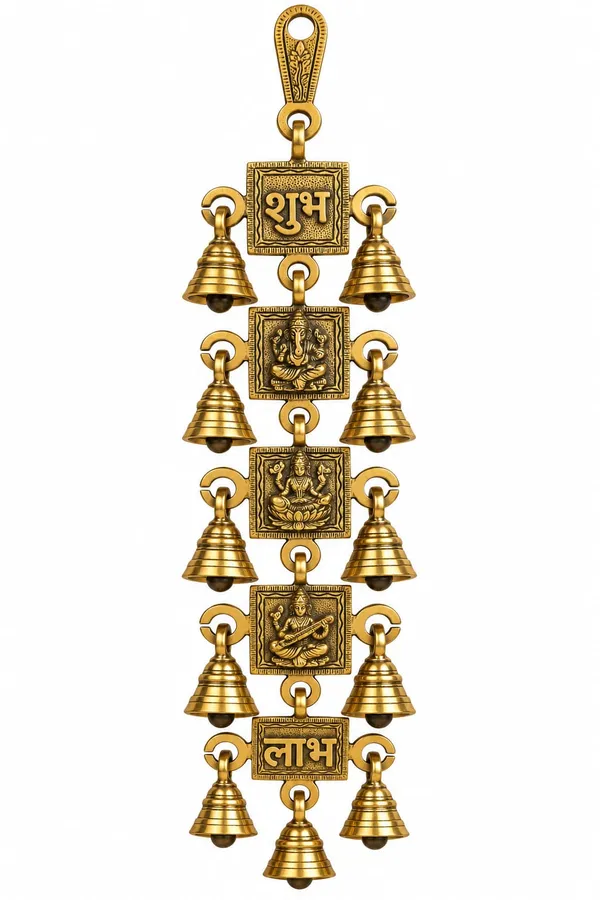 Metal_Religious_Bell_Hanging_With_Shubh_Labh_Design