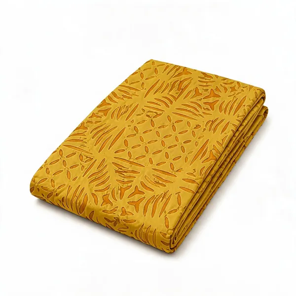 Yellow_Mustard_Cotton_Geometric_Floral_Applique_Fabric_2.5M