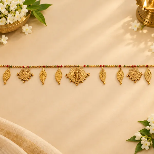 Gold_Tone_Traditional_Ganesha_Leaf_Motif_Door_Toran