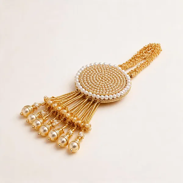 Gold_Silk_Circle_Gotta_Paranda_For_Women