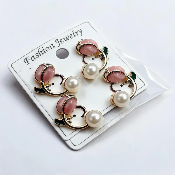 Multicolour_Stainless_Steel_Earrings_For_Women_-_Pack_of_4