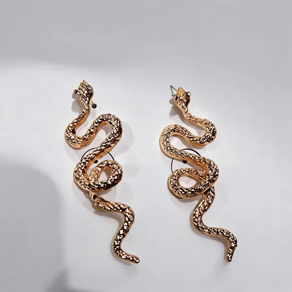 Gold_Stainless_Steel_Snake_Stud_Earrings_For_Women_-_Pack_of_2