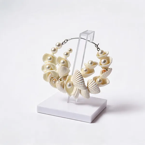 White_Stainless_Steel_Earrings_For_Women_-_Pack_of_4