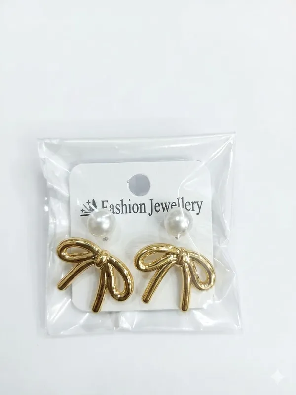 Gold_White_Stainless_Steel_Earrings_For_Women_-_Pack_of_4