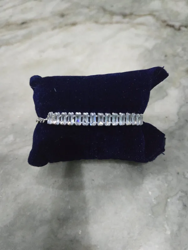 Silver_Stainless_Steel_Stone_Bracelet_For_Women_-_Pack_of_2
