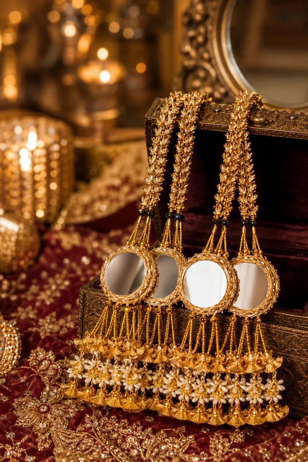 Gold_Silk_Sheesha_Paranda_For_Women