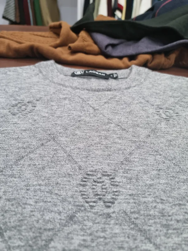 Grey_Knit_Regular_Fit_Sweater_for_Men