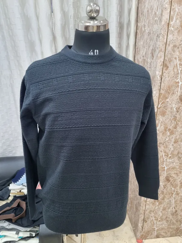 Grey_Knit_Regular_Fit_Sweater_for_Men