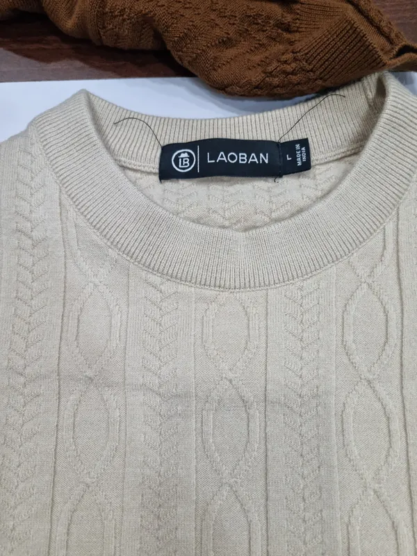 Beige_Acrylic_Cable_Knit_Sweater_For_Men