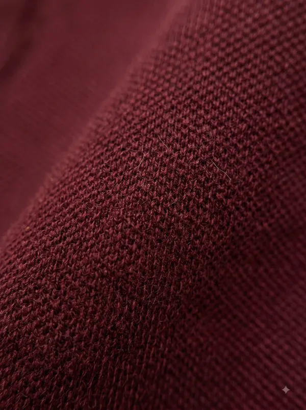 Maroon_And_White_Cotton_Body-Fit_Half_Sleeve_Polo_For_Men