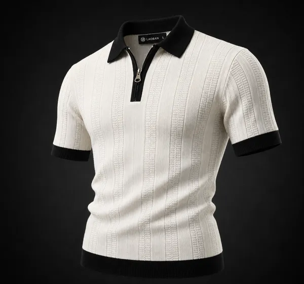 White_Zip_Polo