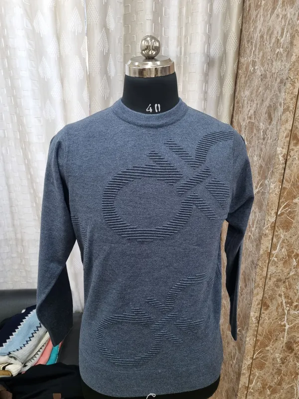 Blue_Knit_Regular_Fit_Sweater_for_Men