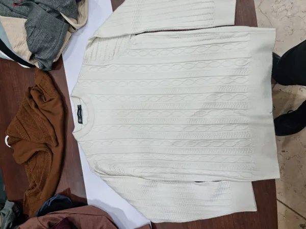 Cream_Knit_Regular_Fit_Sweater_for_Men