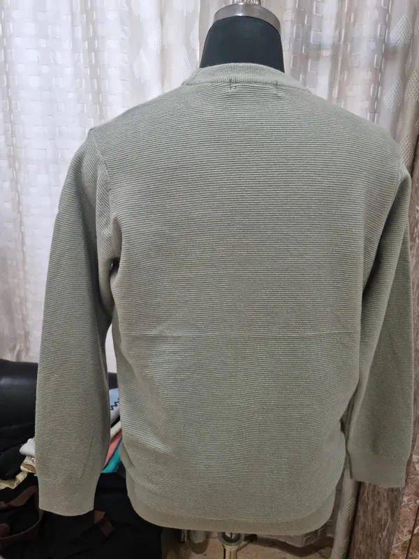 Sage_Green_Knit_Regular_Fit_Sweater_for_Men