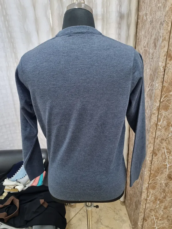 Blue_Knit_Regular_Fit_Sweater_for_Men