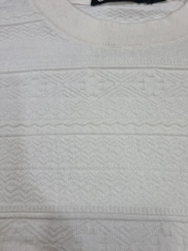 White_Knitted_Regular_Fit_Sweater_for_Men