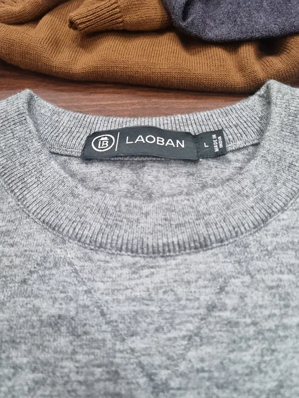 Grey_Knit_Regular_Fit_Sweater_for_Men