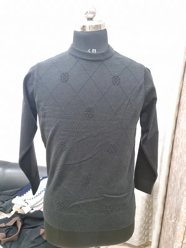 Charcoal_Knit_Regular_Fit_Sweater_for_Men