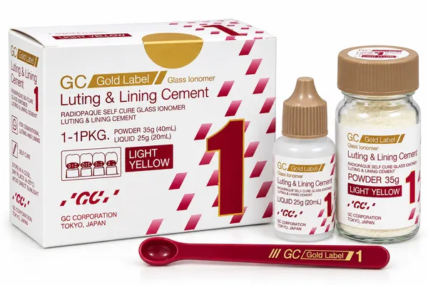 Gc_Gold_Label_1_Radiopaque_Self-Cure_Glass_Ionomer_Luting_Cement