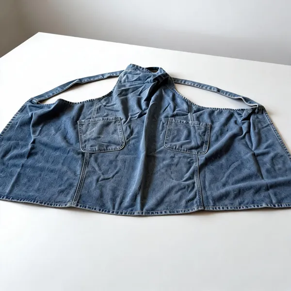 Cotton_Denim_Solid_Blue_Dual_Pocket_Apron