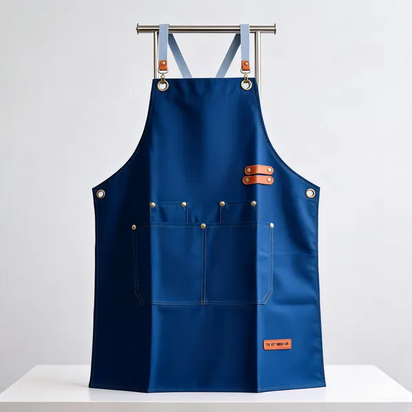 Cotton_Utility_Blue_&_Orange_Multi_Pocket_Apron