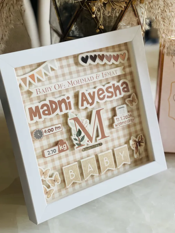3d_Personalized_Baby_Birth_Announcement_Frame