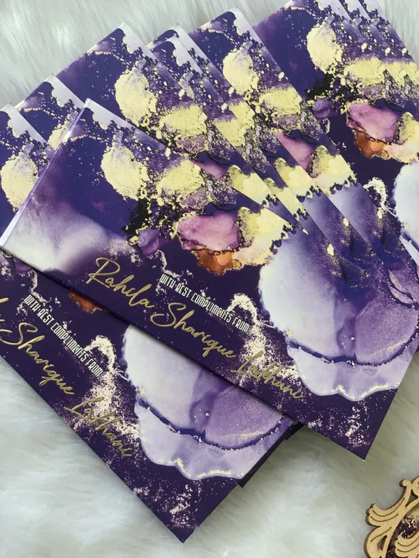 GOLD_FOIL_Abstract_royal_blue_Printed_envelop_custom_made