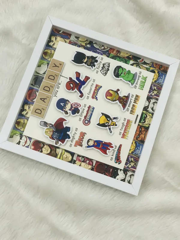 3d_Marvel_Character_Frame_Wall_Art