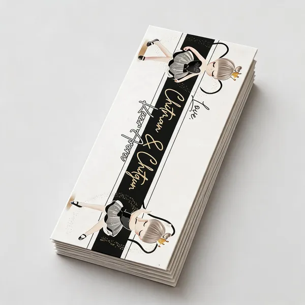 Black_White_Ballerina_Printed_Envelope_Pack_Of_25
